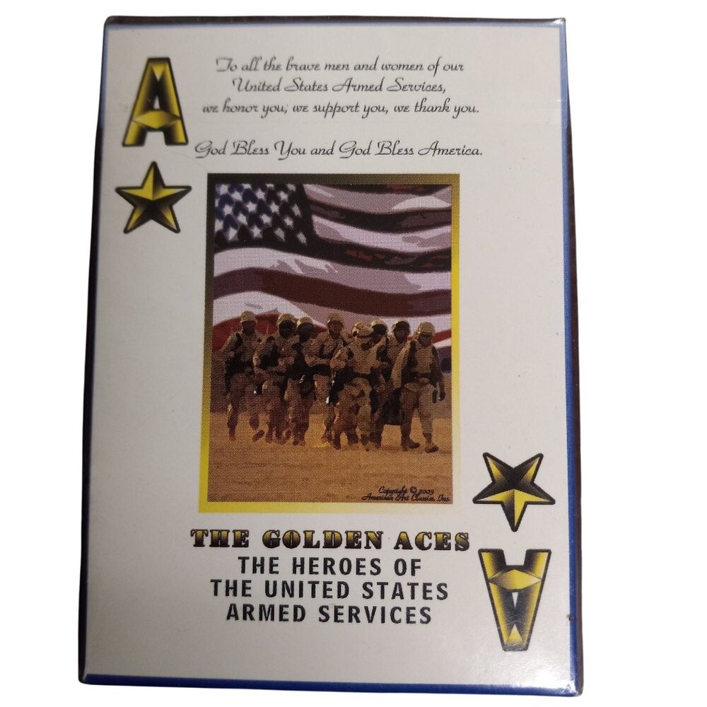 Operation Iraqi Freedom US Military Heroes Collectible Playing Cards Sealed NEW
